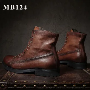 British Style Wipe Color Retro Martin Boots
